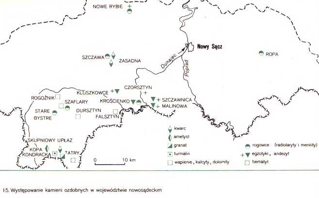 Wyst powanie Kamieni Szlachetnych I Ozdobnych W Wojew dztwie Nowos deckim